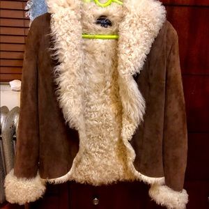 Kenneth Cole Lamb skin Shearling Lamb FurCoat